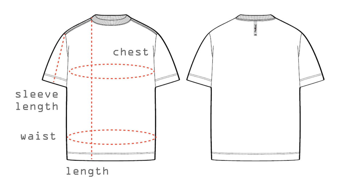 Size chart illustration