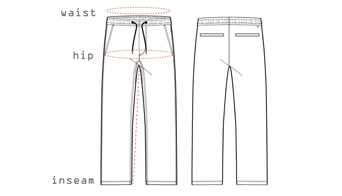 Size chart illustration
