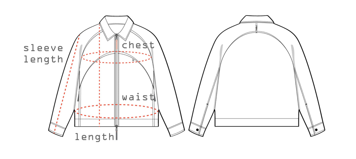 Size chart illustration