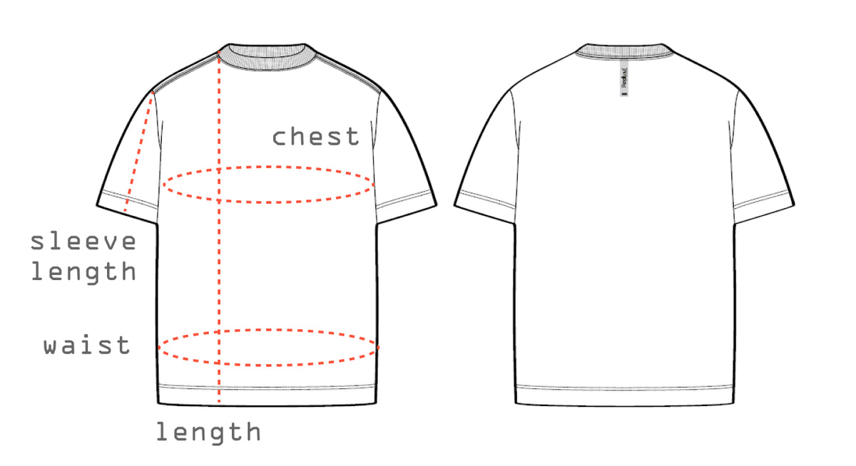 Size chart illustration